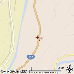 愛知県北設楽郡設楽町清崎五道周辺の地図