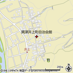 興津井上町自治会館周辺の地図