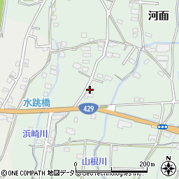 岡山県津山市河面1104周辺の地図