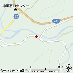 愛知県北設楽郡設楽町神田ヤキ山周辺の地図