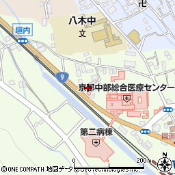 京都府南丹市八木町八木野條周辺の地図