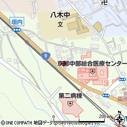 京都府南丹市八木町八木（野條）周辺の地図