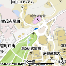京都府京都市北区上賀茂葵田町周辺の地図
