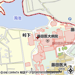 ラッキーパーキングＪＰＳパーキング藤田学園第１駐車場周辺の地図