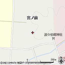 兵庫県丹波篠山市宮ノ前周辺の地図