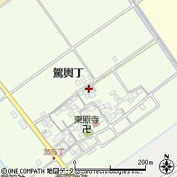 滋賀県蒲生郡竜王町駕輿丁111周辺の地図