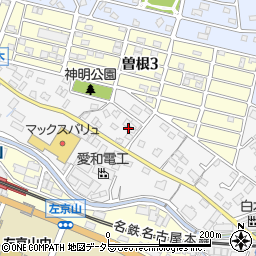 愛知県名古屋市緑区四本木416周辺の地図