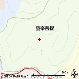 京都府京都市北区鷹峯菩提周辺の地図