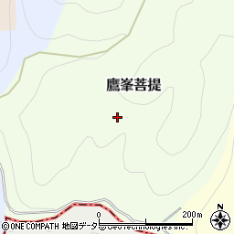 京都府京都市北区鷹峯菩提周辺の地図