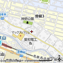 愛知県名古屋市緑区四本木427周辺の地図