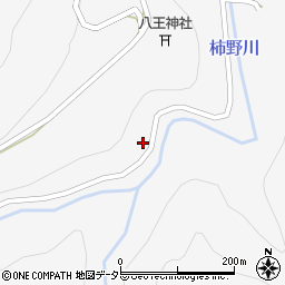 愛知県東栄町（北設楽郡）中設楽（李）周辺の地図