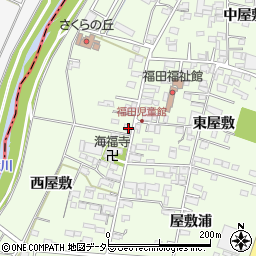 愛知県みよし市福田町清水77周辺の地図