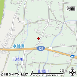 岡山県津山市河面1218-5周辺の地図