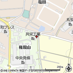 愛知県みよし市福田町権現山30-1周辺の地図