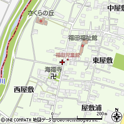 愛知県みよし市福田町清水77-1周辺の地図