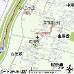 愛知県みよし市福田町清水76周辺の地図