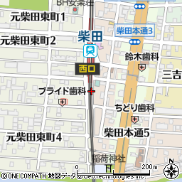 名鉄協商柴田駅前第２駐車場周辺の地図