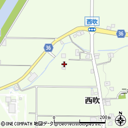 兵庫県丹波篠山市西吹313-3周辺の地図