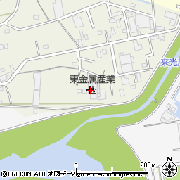東金属産業株式会社　函南工場周辺の地図