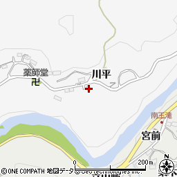 愛知県豊田市穂積町川平周辺の地図