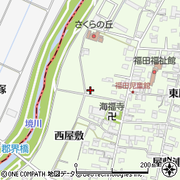 愛知県みよし市福田町清水27周辺の地図