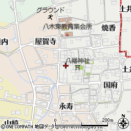 京都府南丹市八木町北屋賀永寿周辺の地図