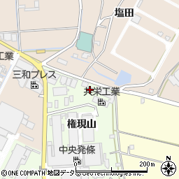 愛知県みよし市福田町権現山30-2周辺の地図