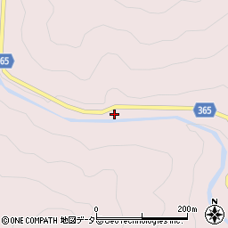 愛知県設楽町（北設楽郡）三都橋（カンハカタハ）周辺の地図