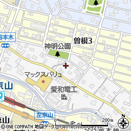 愛知県名古屋市緑区四本木438周辺の地図