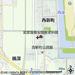 兵庫県丹波篠山市西新町周辺の地図