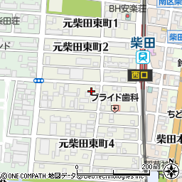 愛知県名古屋市南区元柴田東町周辺の地図