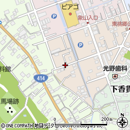 悟空 香貫店周辺の地図