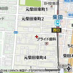 愛知県名古屋市南区元柴田東町周辺の地図