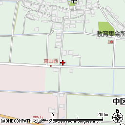兵庫県多可郡多可町中区東山213周辺の地図