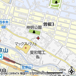 愛知県名古屋市緑区四本木439周辺の地図