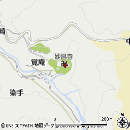 愛知県豊田市王滝町覚庵周辺の地図