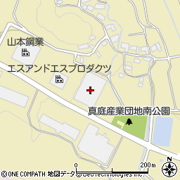 岡山県真庭市中原424周辺の地図