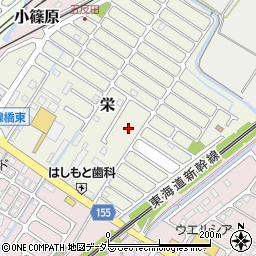 滋賀県野洲市栄32周辺の地図