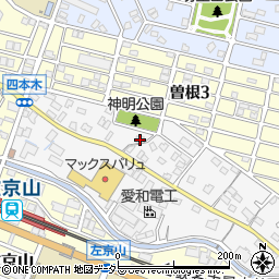 愛知県名古屋市緑区四本木126周辺の地図