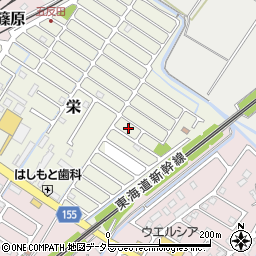 滋賀県野洲市栄41周辺の地図