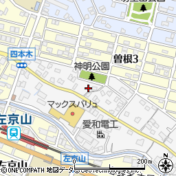 愛知県名古屋市緑区四本木131周辺の地図