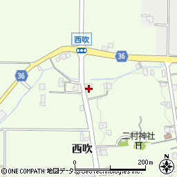 兵庫県丹波篠山市西吹351-1周辺の地図