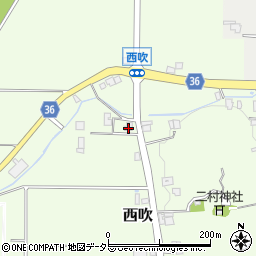 兵庫県丹波篠山市西吹325周辺の地図