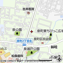 豊田東キリスト教会周辺の地図