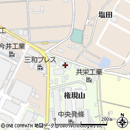 愛知県みよし市福田町権現山31周辺の地図