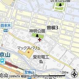 愛知県名古屋市緑区四本木124周辺の地図