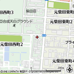 鈴将鋼材柴田工場周辺の地図