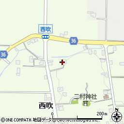 兵庫県丹波篠山市西吹353-2周辺の地図