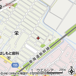 滋賀県野洲市栄44周辺の地図