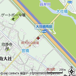 三重県員弁郡東員町南大社1538-3周辺の地図